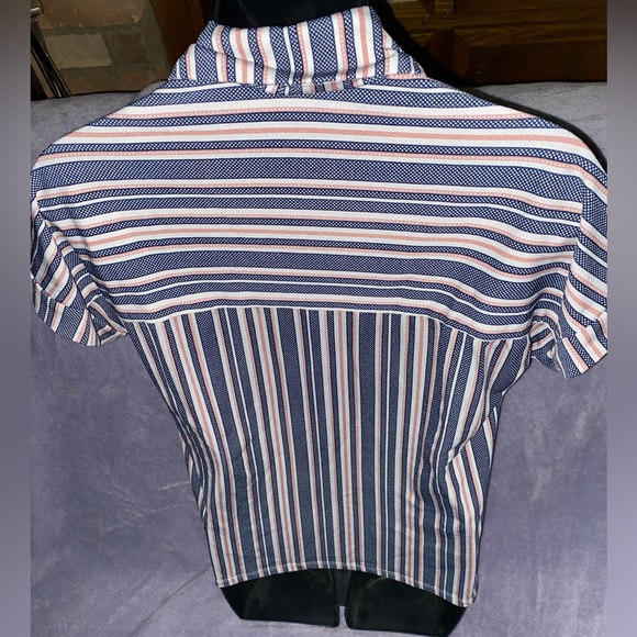 Striped Button top - Picture 3 of 5